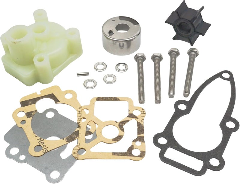 SeaSierra Boat Marine 3B2-87322-0 Water Pump Impeller Repair Kit for Tohatsu Nissan 8 9.8 HP Outboard Motor NS8B M8B MFS8 NSF8 NS9.8B M9.8B MFS9.8 NSF9.8 Replace 3B2-87322-1 3B2873220M - Image 1